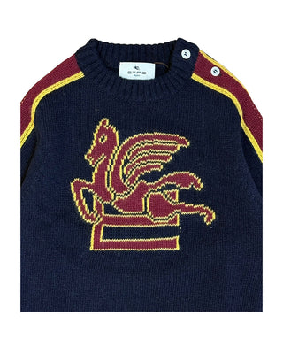 Etro Maglia in lana e cashmere da neonato GV9500-Z2498