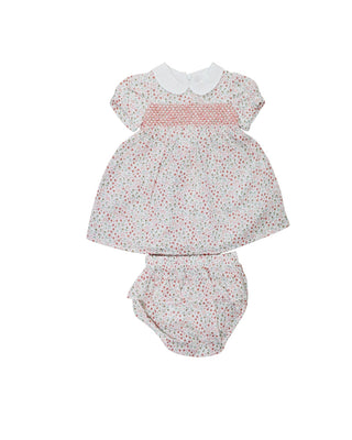Dottor Kids Vestina Con Fantasia Fiori dk256 Neonata