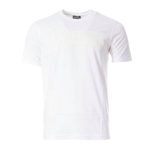 Diesel T-shirt bianca a maniche corte con Oval D A16861-RPATI
