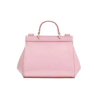 Dolce & Gabbana Borsa Sicily Mini In Vernice Rosa EB0003-A1067-80414