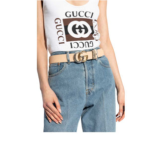 Gucci GG Gürtel 79579592TIC mit Maxi GG Canvas