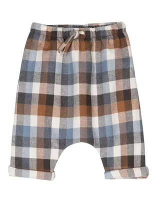 Teddy & Minou Pantaloni a quadri in caldo cotone I24PT007C3133