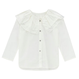 Pype Camicia In Popeline CLODY Con Volant