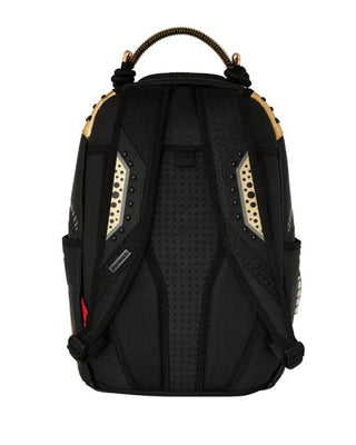 SPRAYGROUND Zaino AI WONDERLAND GOLD AND BLACK 910B7761NSZ