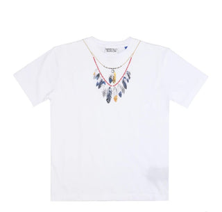 Marcelo Burlon T-Shirt mit Rundhalsausschnitt und CBAA002F21JER003-Aufdruck