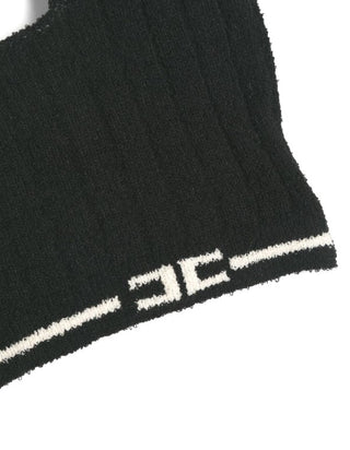 Elisabetta Franchi Top mit Logo EFMA125.C