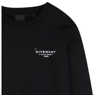 Givenchy Felpa Nera Con Logo Per Bambini H31098/09B