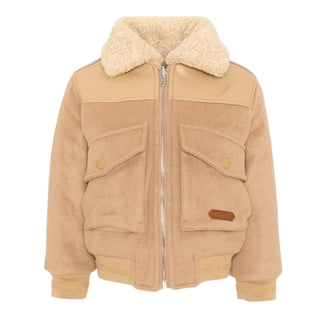 Lanvin Cappotto Beige Reversibile N30447/287 Per Bambino