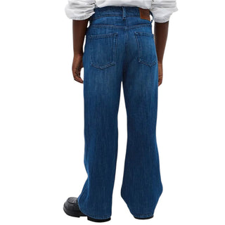 Tommy Hilfiger Jeans A Gamba Larga In Denim Blu KG0KG09628-1BJ Per Bambina