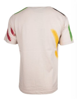 Palm Angels T-shirt girocollo con stampa frontale PMAA072F22JER001