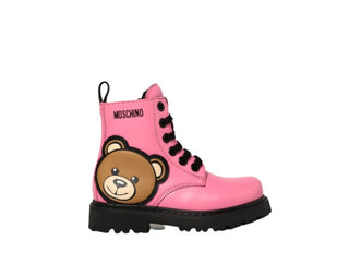 Moschino Amphibi 68926 mit Schnürsenkeln und Reißverschluss