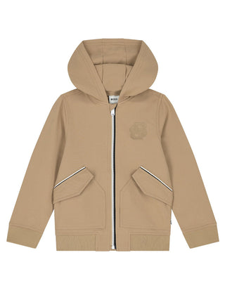 Hugo Boss Felpa con zip e cappuccio J51198