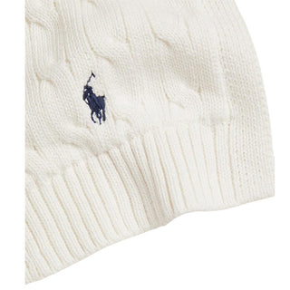 Polo Ralph Lauren Sciarpa A Trecce Avorio 323953206005 Per Bambini