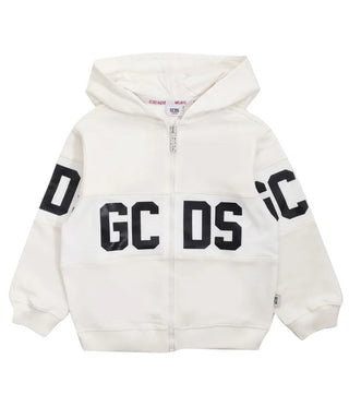 GCDS Felpa con zip e cappuccio DNF004