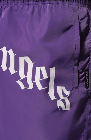 Palm Angels Nylon swimsuit with printed logo PMFA005C99FAB0013