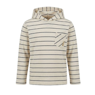 Lalalù T-shirt Con Cappuccio A Righe Per Bambino TSL330RB