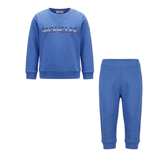 Moncler Tuta Sportiva In Cotone Per Neonato I29518M00023