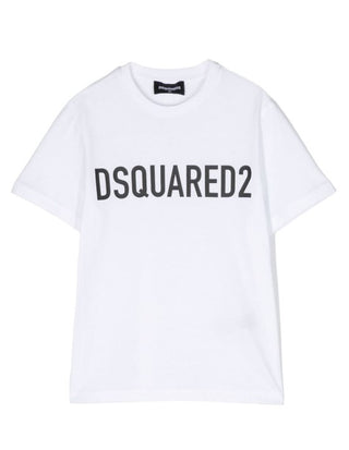 Dsquared2 T-shirt girocollo con logo stampato DQ1832-D0A4C