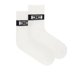 Elisabetta Franchi Calzettoni Con Logo EFCZ002.C Da Bambina