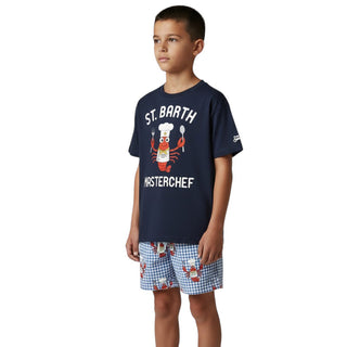 Mc2 Saint Barth T-shirt Denver Jr Con Granchio Masterchef DNV0001/00291L Per Bambino