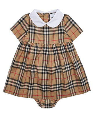 Burberry Vestina A Quadretti 8069152 Con Coulotte