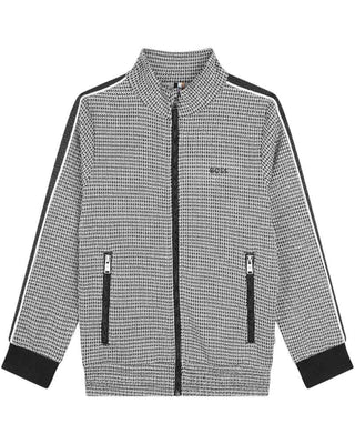 Hugo Boss Felpa con zip e logo J51126