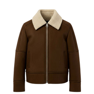 Paolo Pecora Cappotto Montone in eco-shearling da bambino PP3844