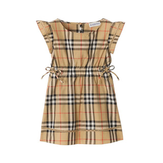 Burberry Vestina Vintage Check In Popeline Da Neonata 8121301