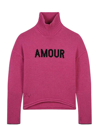 Zadig & Voltaire Maglia fucsia da bambina X60230