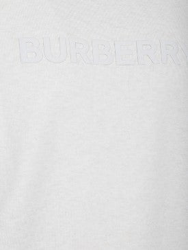 Burberry Felpa girocollo con logo applicato 8068710