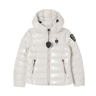 Blauer Halsey 24WBLGC02509 Wattierte Jacke mit Kapuze 