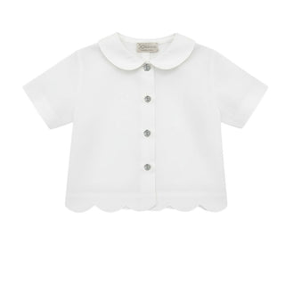 J.o Milano Camicia A Maniche Corte Per Neonata 676X3