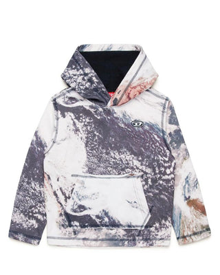 Diesel Felpa Con Cappuccio J01995-0AMDP In Cotone