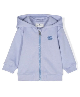 Etro Felpa con zip e cappuccio GU4500-Z2099