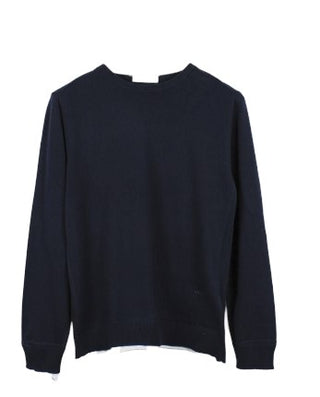 Paolo Pecora Baumwollpullover PP2886 Rundhalsausschnitt