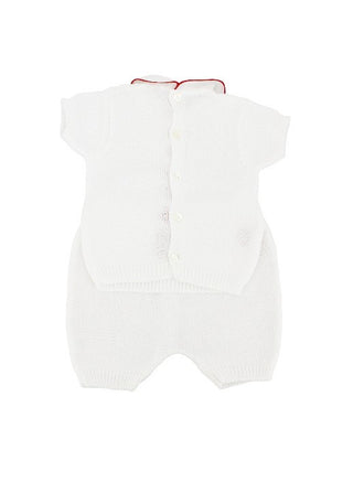 Zweiteiliger Playsuit 0109 mit Knöpfen auf der Rückseite