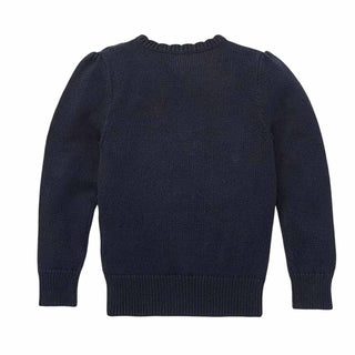 Polo Ralph Lauren Maglia Girocollo Blu Con Polo Bear 312702268001 Per Bambina