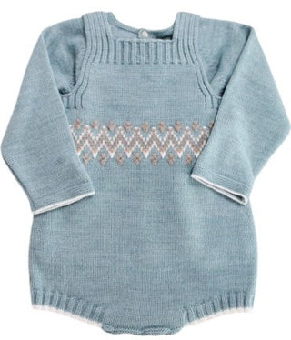 Babydif Completo 2 Pezzi A Salopette 7841247 Con Ricamo Beige