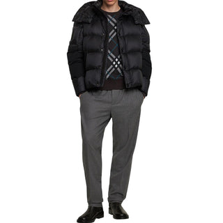 Burberry Giubbino Leeds nero in nyon trapuntato 8043844