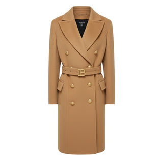 Balmain Double Breasted Coat BT2B10-E0124