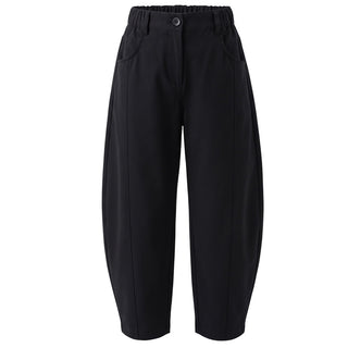 Disclaimer Pantaloni Balloon Neri In Gabardine 26IDK59237N Per Bambina