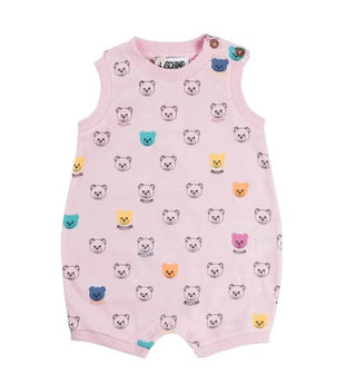 Moschino MUY043 SLEEVELESS Romper with Clips