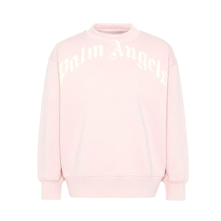 Palm Angels Felpa Rosa Con Logo Per Bambina PGBA013S26FLE001/042