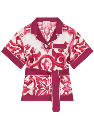 Dolce &amp; Gabbana Gemustertes Hemd L55S605-G7EY5