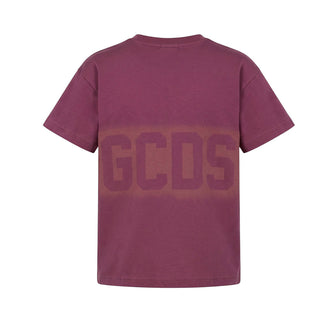 GCDS T-shirt Girocollo Con Stampa C2BJQC526J341/468R Per Bambina
