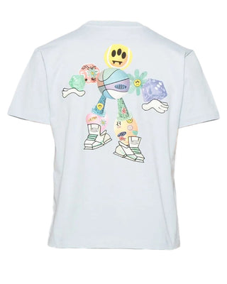 Barrow T-shirt Girocollo S5BWUATH147 Con Stampa