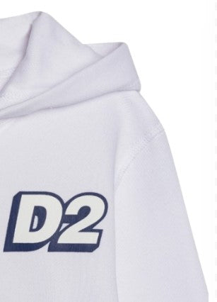 Dsquared2 Felpa con zip e cappuccio DQ1813-D0A4I