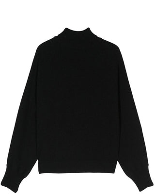 Balmain Maglia collo alto in misto lana BV9B20-W0023