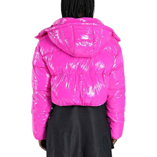 Canadian Giubbino cropped in nylon laqué G223225WREG