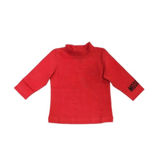 Rollkragen-T-Shirt von Moschino mit MHM00F-Logo